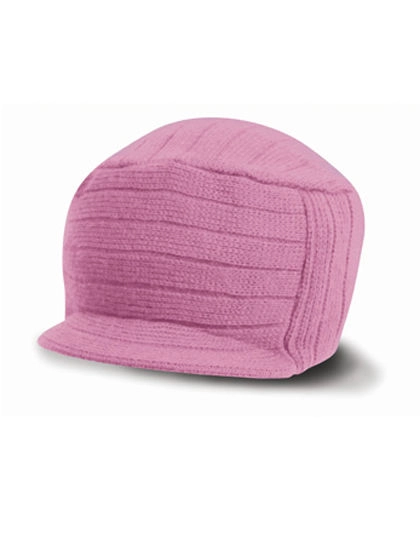 Esco Urban Knitted Hat zum Besticken und Bedrucken in der Farbe Pink mit Ihren Logo, Schriftzug oder Motiv.