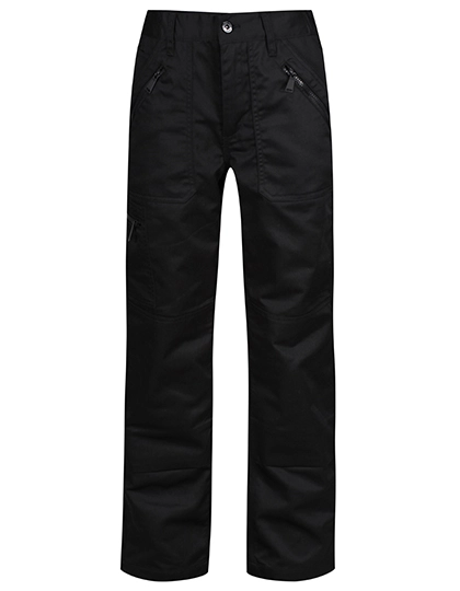 Women´s Pro Action Trousers zum Besticken und Bedrucken in der Farbe Black mit Ihren Logo, Schriftzug oder Motiv.