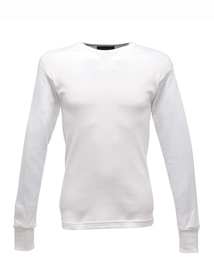 Thermal Long Sleeve Vest zum Besticken und Bedrucken in der Farbe White mit Ihren Logo, Schriftzug oder Motiv.