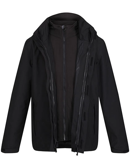 Men´s Jacket - Kingsley 3in1 zum Besticken und Bedrucken in der Farbe Black mit Ihren Logo, Schriftzug oder Motiv.
