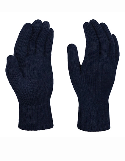 Knitted Gloves zum Besticken und Bedrucken in der Farbe Navy mit Ihren Logo, Schriftzug oder Motiv.