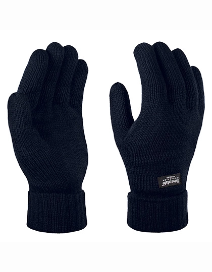 Thinsulate Gloves zum Besticken und Bedrucken in der Farbe Navy mit Ihren Logo, Schriftzug oder Motiv.