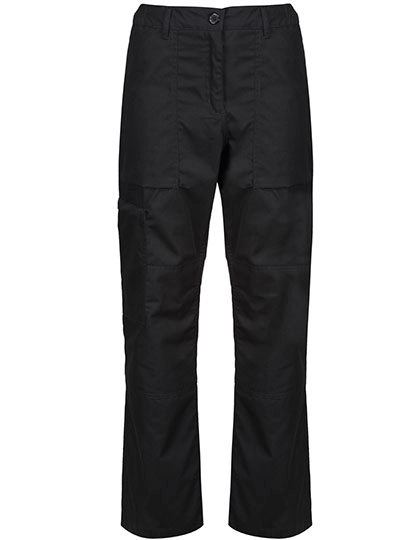 Women´s Action Trouser zum Besticken und Bedrucken in der Farbe Black mit Ihren Logo, Schriftzug oder Motiv.