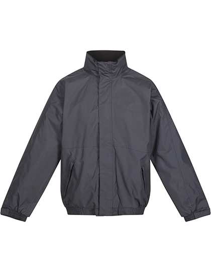 Eco Dover Jacket zum Besticken und Bedrucken in der Farbe Seal Grey-Black mit Ihren Logo, Schriftzug oder Motiv.