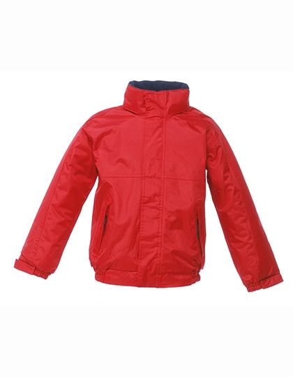 Kids´ Dover Jacket zum Besticken und Bedrucken in der Farbe Classic Red-Navy mit Ihren Logo, Schriftzug oder Motiv.