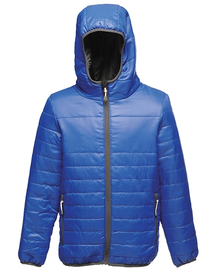 Kids´ Stormforce Thermal Jacket zum Besticken und Bedrucken in der Farbe Royal Blue mit Ihren Logo, Schriftzug oder Motiv.