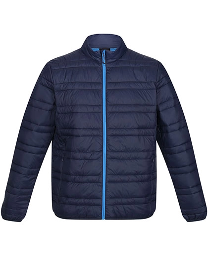 Firedown Down-Touch Padded Jacket zum Besticken und Bedrucken in der Farbe Navy-French Blue mit Ihren Logo, Schriftzug oder Motiv.