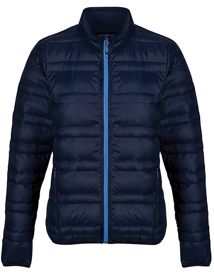 Women´s Firedown Down Touch Jacket zum Besticken und Bedrucken in der Farbe Navy-French Blue mit Ihren Logo, Schriftzug oder Motiv.
