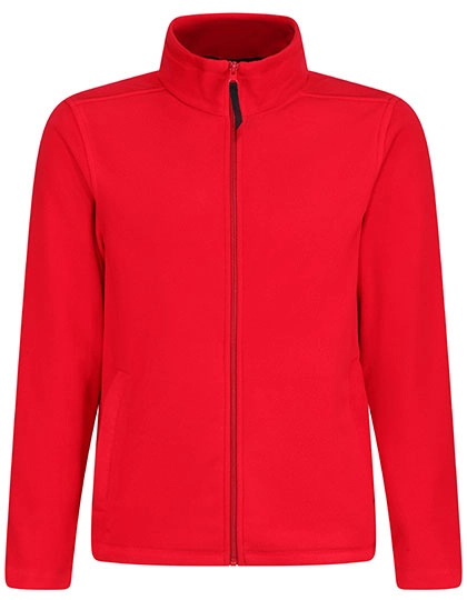 Micro Full Zip Fleece zum Besticken und Bedrucken in der Farbe Classic Red mit Ihren Logo, Schriftzug oder Motiv.