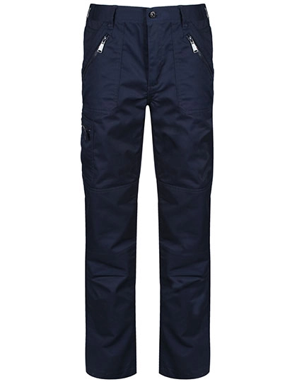 Pro Action Trouser zum Besticken und Bedrucken in der Farbe Navy mit Ihren Logo, Schriftzug oder Motiv.