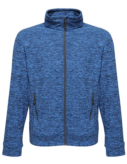 Men´s Full Zip Thornly Fleece Jacket zum Besticken und Bedrucken in der Farbe Navy Marl mit Ihren Logo, Schriftzug oder Motiv.
