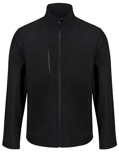 Ablaze 3-Layer Printable Softshell Jacket zum Besticken und Bedrucken in der Farbe Black-Black mit Ihren Logo, Schriftzug oder Motiv.