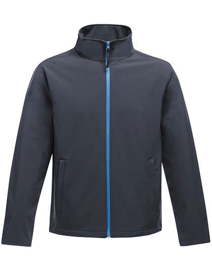 Ablaze Printable Softshell Jacket zum Besticken und Bedrucken in der Farbe Navy-French Blue mit Ihren Logo, Schriftzug oder Motiv.