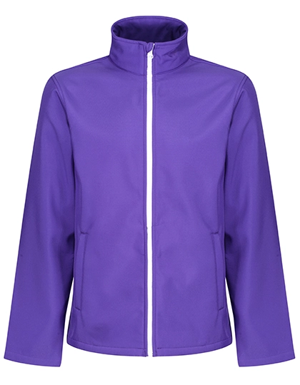 Ablaze Printable Softshell Jacket zum Besticken und Bedrucken in der Farbe Vibrant Purple-Black mit Ihren Logo, Schriftzug oder Motiv.
