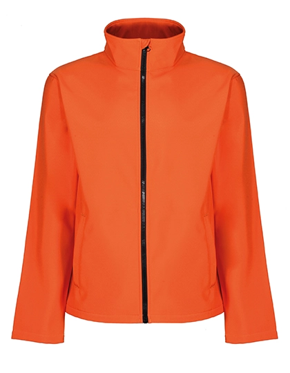 Women´s Ablaze Printable Softshell Jacket zum Besticken und Bedrucken in der Farbe Magma Orange-Black mit Ihren Logo, Schriftzug oder Motiv.