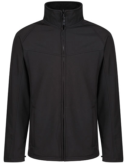 Uproar Softshell Jacket zum Besticken und Bedrucken in der Farbe Black-Black mit Ihren Logo, Schriftzug oder Motiv.