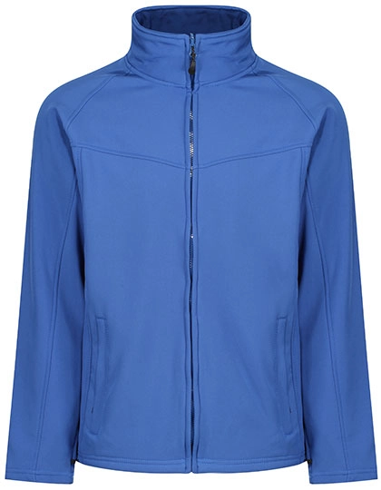 Uproar Softshell Jacket zum Besticken und Bedrucken in der Farbe Royal Blue-Seal Grey (Solid) mit Ihren Logo, Schriftzug oder Motiv.