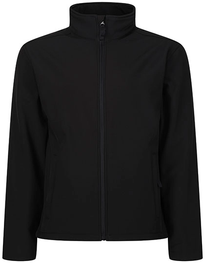 Reid Softshell Jacket zum Besticken und Bedrucken in der Farbe Black mit Ihren Logo, Schriftzug oder Motiv.