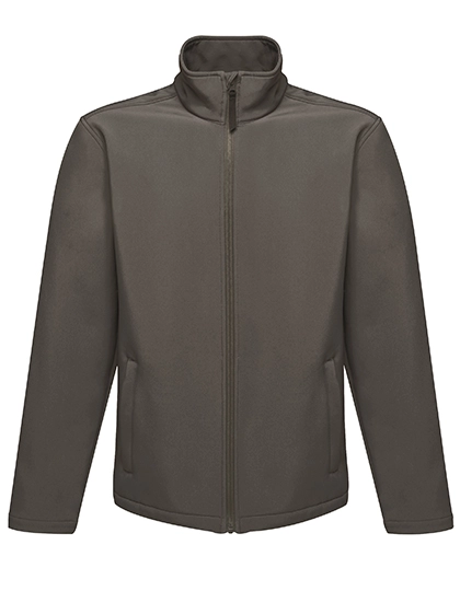 Reid Softshell Jacket zum Besticken und Bedrucken in der Farbe Seal Grey (Solid) mit Ihren Logo, Schriftzug oder Motiv.