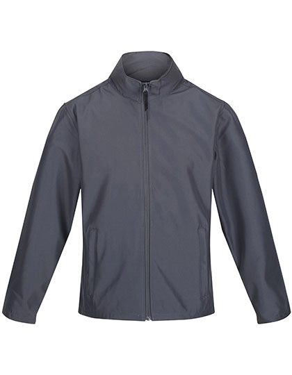 Classic Softshell Jacket zum Besticken und Bedrucken in der Farbe Seal Grey (Solid) mit Ihren Logo, Schriftzug oder Motiv.