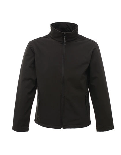 Classic 3 Layer Softshell Jacket zum Besticken und Bedrucken in der Farbe Black-Black mit Ihren Logo, Schriftzug oder Motiv.