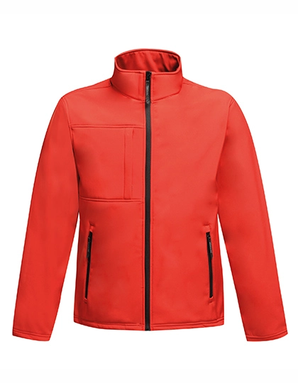 Men´s Softshell Jacket - Octagon II zum Besticken und Bedrucken in der Farbe Classic Red-Black mit Ihren Logo, Schriftzug oder Motiv.