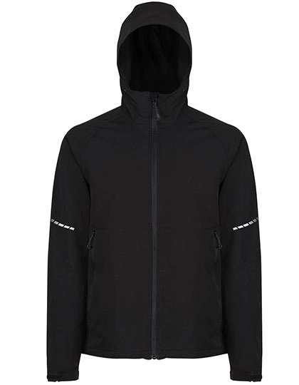 X-Pro Prolite Stretch Softshell Jacket zum Besticken und Bedrucken in der Farbe Black mit Ihren Logo, Schriftzug oder Motiv.