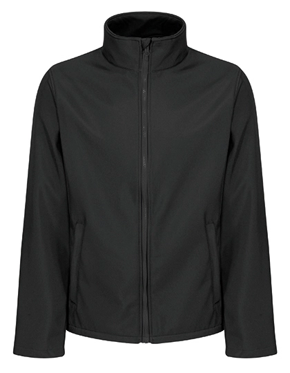 Eco Ablaze Softshell Jacket zum Besticken und Bedrucken in der Farbe Black-Black mit Ihren Logo, Schriftzug oder Motiv.