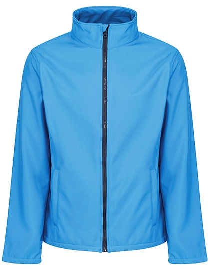 Eco Ablaze Softshell Jacket zum Besticken und Bedrucken in der Farbe French Blue-Navy mit Ihren Logo, Schriftzug oder Motiv.