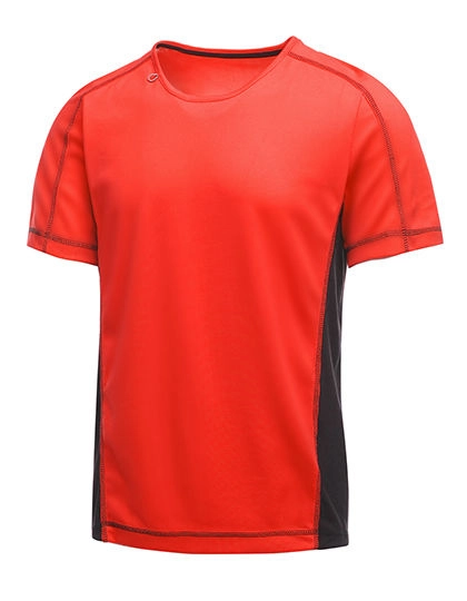 Beijing T-Shirt zum Besticken und Bedrucken in der Farbe Classic Red-Black mit Ihren Logo, Schriftzug oder Motiv.