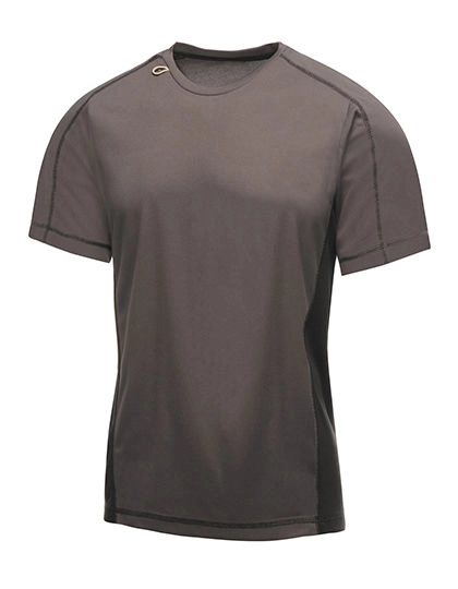 Beijing T-Shirt zum Besticken und Bedrucken in der Farbe Iron-Black mit Ihren Logo, Schriftzug oder Motiv.