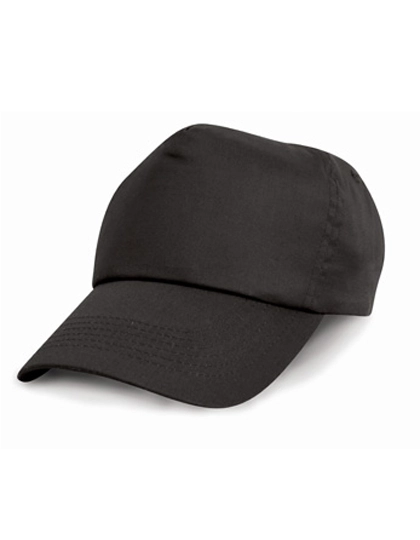 Cotton Cap zum Besticken und Bedrucken in der Farbe Black mit Ihren Logo, Schriftzug oder Motiv.