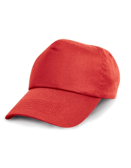 Cotton Cap zum Besticken und Bedrucken in der Farbe Red mit Ihren Logo, Schriftzug oder Motiv.