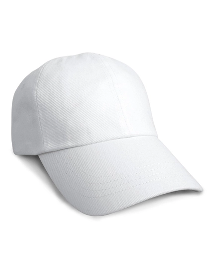 Heavy Cotton Drill Pro Style Cap zum Besticken und Bedrucken in der Farbe White mit Ihren Logo, Schriftzug oder Motiv.