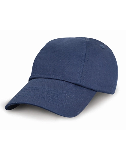 Junior Low Profile Cotton Cap zum Besticken und Bedrucken in der Farbe Navy mit Ihren Logo, Schriftzug oder Motiv.