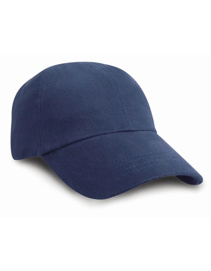 Junior Heavy Brushed Cotton Cap zum Besticken und Bedrucken in der Farbe Navy mit Ihren Logo, Schriftzug oder Motiv.