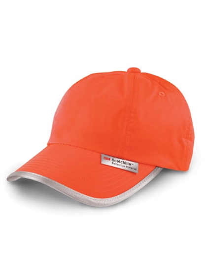 High Vis Cap zum Besticken und Bedrucken in der Farbe Fluorescent Orange mit Ihren Logo, Schriftzug oder Motiv.