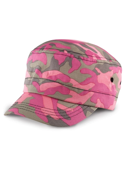 Urban Camo Cap zum Besticken und Bedrucken in der Farbe Pink Camo mit Ihren Logo, Schriftzug oder Motiv.