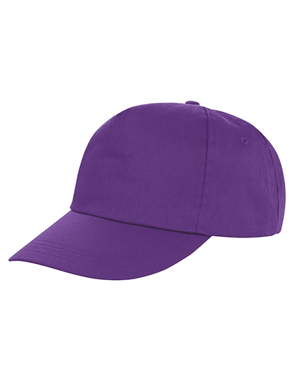 Houston 5-Panel Cap zum Besticken und Bedrucken in der Farbe Purple mit Ihren Logo, Schriftzug oder Motiv.