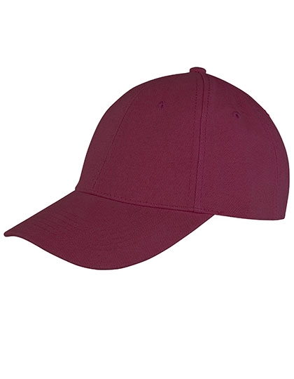 Memphis Brushed Cotton Low Profile Cap zum Besticken und Bedrucken in der Farbe Burgundy mit Ihren Logo, Schriftzug oder Motiv.