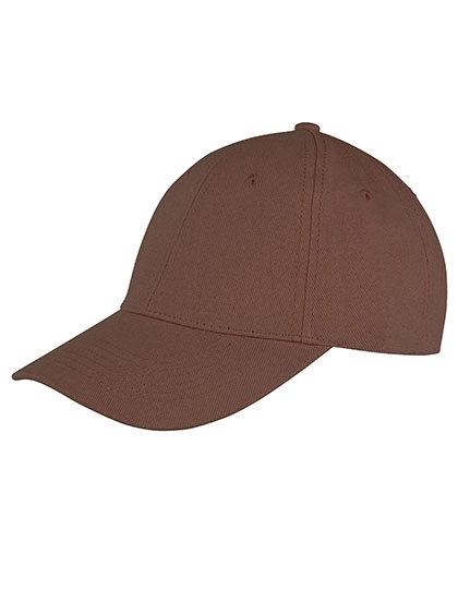 Memphis Brushed Cotton Low Profile Cap zum Besticken und Bedrucken in der Farbe Chocolate Brown mit Ihren Logo, Schriftzug oder Motiv.