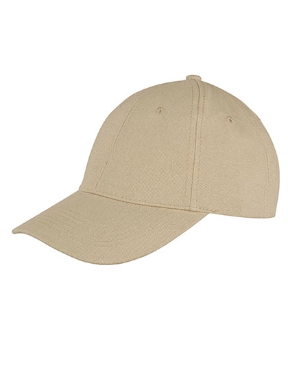 Memphis Brushed Cotton Low Profile Cap zum Besticken und Bedrucken in der Farbe Khaki mit Ihren Logo, Schriftzug oder Motiv.