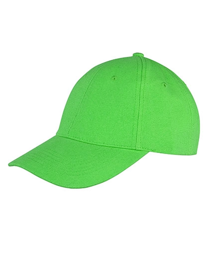 Memphis Brushed Cotton Low Profile Cap zum Besticken und Bedrucken in der Farbe Lime mit Ihren Logo, Schriftzug oder Motiv.