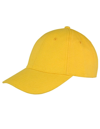 Memphis Brushed Cotton Low Profile Cap zum Besticken und Bedrucken in der Farbe Yellow mit Ihren Logo, Schriftzug oder Motiv.
