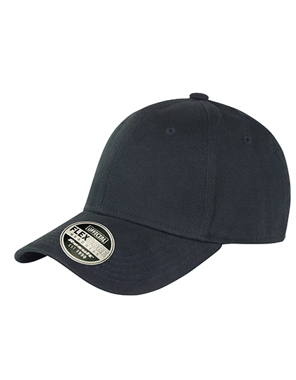 Kansas Flex Cap zum Besticken und Bedrucken in der Farbe Black mit Ihren Logo, Schriftzug oder Motiv.