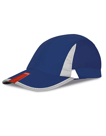 Sport Cap zum Besticken und Bedrucken in der Farbe Navy-White mit Ihren Logo, Schriftzug oder Motiv.