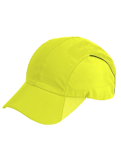 Impact Sport Cap zum Besticken und Bedrucken in der Farbe Fluorescent Yellow mit Ihren Logo, Schriftzug oder Motiv.