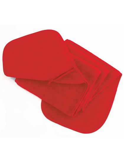Polartherm™ Scarf With Zip Pocket zum Besticken und Bedrucken in der Farbe Red mit Ihren Logo, Schriftzug oder Motiv.