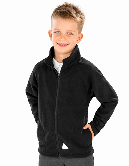 Junior Microfleece Jacket zum Besticken und Bedrucken mit Ihren Logo, Schriftzug oder Motiv.