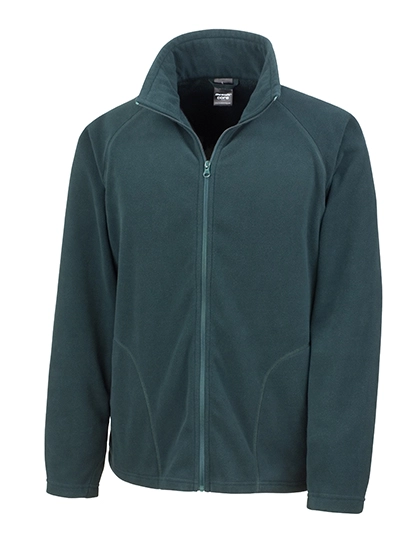 Micro Fleece Jacket zum Besticken und Bedrucken in der Farbe Forest mit Ihren Logo, Schriftzug oder Motiv.